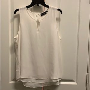 Versona sheer white blouse